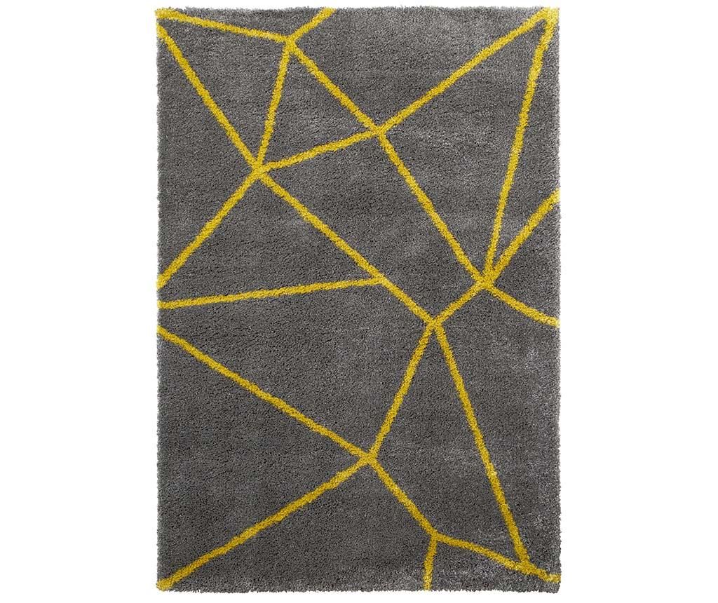 Covor Nomadic Grey Yellow 120x170 cm - Think Rugs, Gri & Argintiu